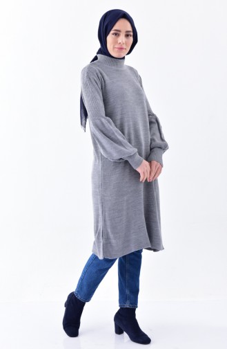 Knitted Sweater 4035-06 Gray 4035-06