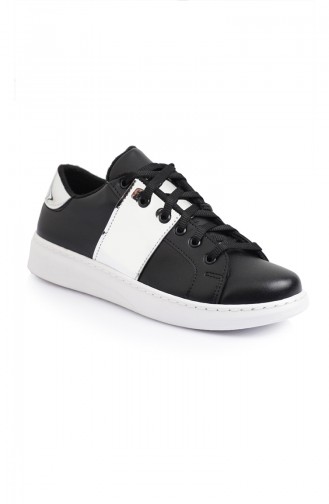 حذاء رياضي نسائي 9250-0 SG لون أسود و فضي 9250-0SG