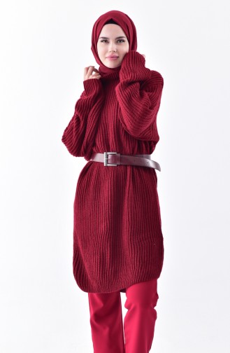 iLMEK Knitwear Sweater 4017-07 Claret Red 4017-07