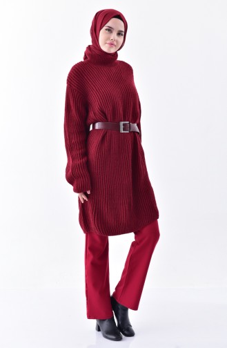 iLMEK Knitwear Sweater 4017-07 Claret Red 4017-07