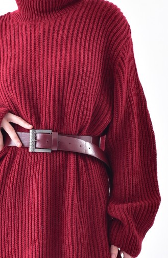 iLMEK Knitwear Sweater 4017-07 Claret Red 4017-07