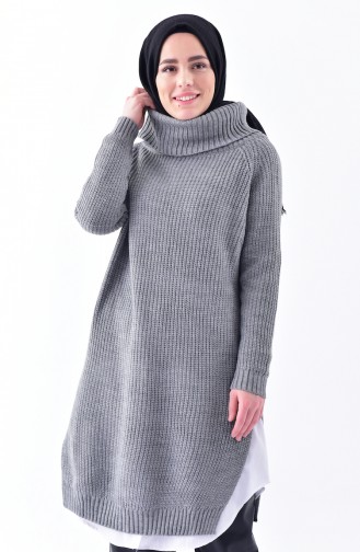 Turtleneck Knitwear Sweater 4023-15 Smoked 4023-15