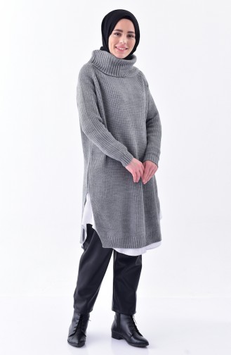 Turtleneck Knitwear Sweater 4023-15 Smoked 4023-15