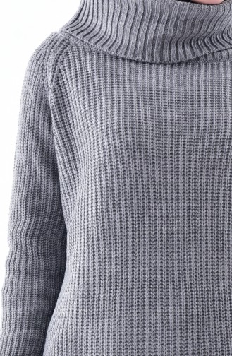 Turtleneck Knitwear Sweater 4023-15 Smoked 4023-15