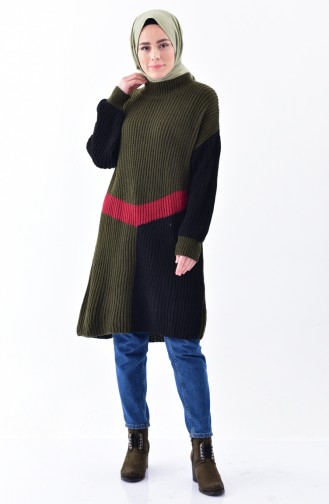 iLMEK Knitwear Sweater 4025-03 Khaki 4025-03