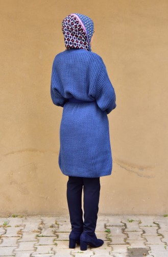 iLMEK Knitwear Sweater 4017-03 Indigo 4017-03