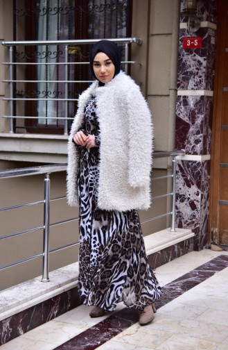 Plush Coat 50377-01 Ecru 50377-01