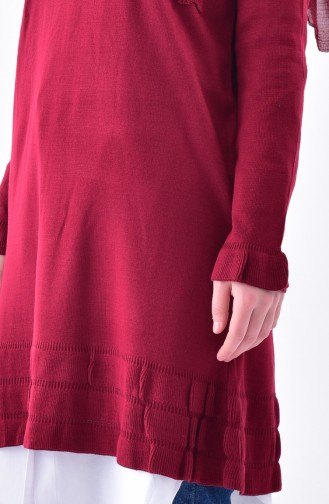 Claret Red Sweater 0595-06