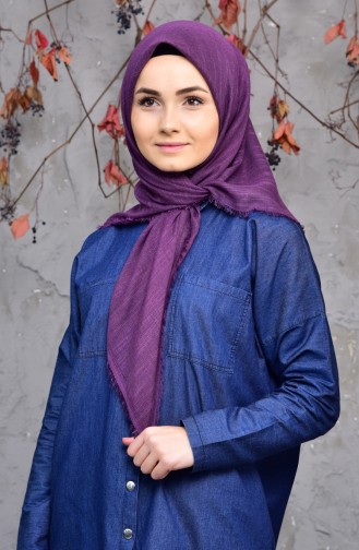 Cotton Scarf 2144-04 Purple 2144-04