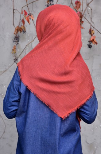 Cotton Scarf  2144-09 Tile Red 2144-09