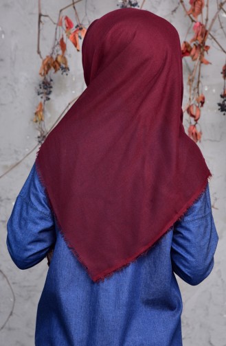 Cotton Scarf  2144-11 	Maroon 2144-11