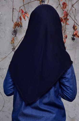 Cotton Scarf 2144-12 Navy Blue 2144-12