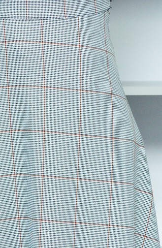 Plaid Skirt Tile Red 8103-03