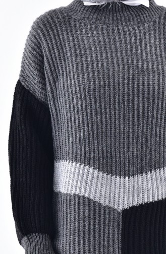 iLMEK Knitwear Sweater 4025-02 Smoked 4025-02