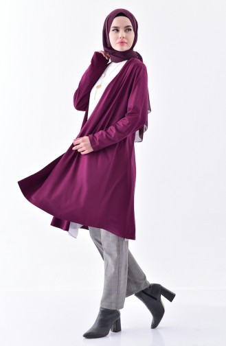 Basic Cardigan 1052-01 Fuchsia 1052-01