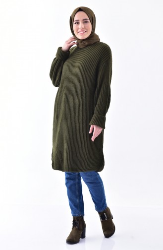 iLMEK Knitwear Sweater 4017-08 Khaki 4017-08