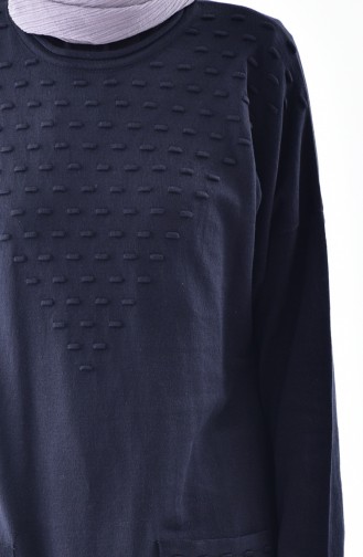 Navy Blue Sweater 1009-01