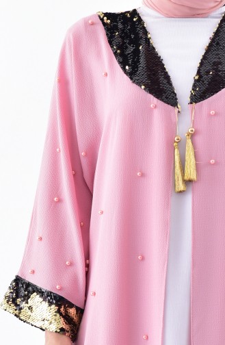 Sequined Pearls Cardigan 1142-04 Powder 1142-04