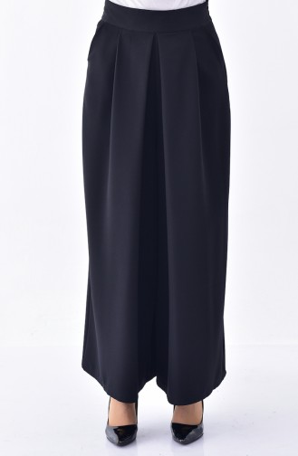 Pleated Pants Skirt 3150-01 Black 3150-01