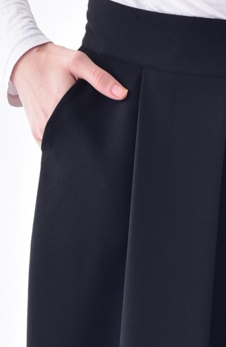 Pleated Pants Skirt 3150-01 Black 3150-01