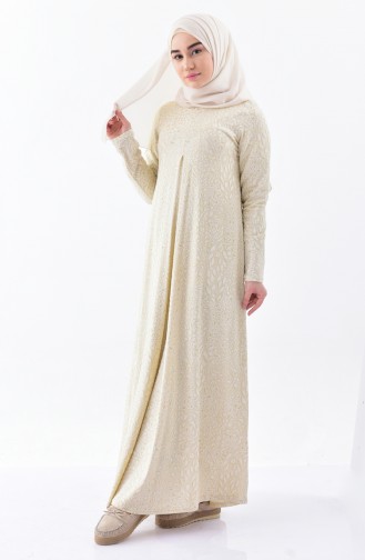 Robe Hijab Crème 7124A-01
