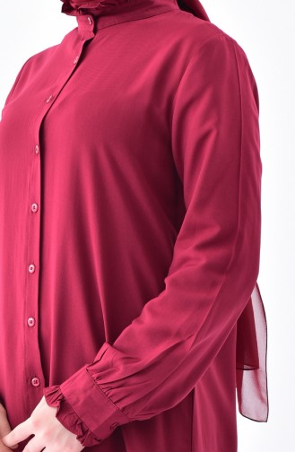 Claret red Tuniek 8105-05