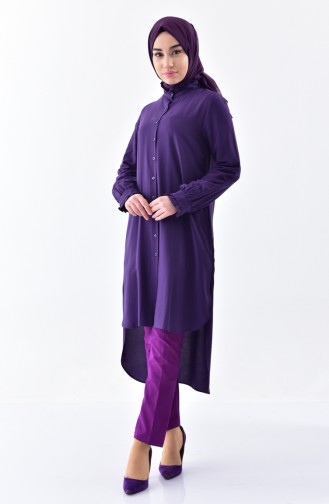 Frilly Tunic 8105-01 Purple 8105-01