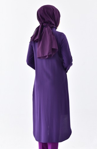 Frilly Tunic 8105-01 Purple 8105-01