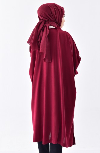 Button Poncho 4029-03 Bordeaux 4029-03