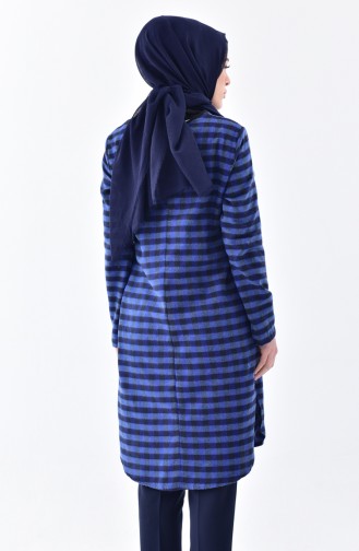 Checkered Tunic 1059-01 Indigo 1059-01