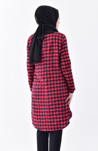 Checkered Tunic 1059-02 Red 1059-02