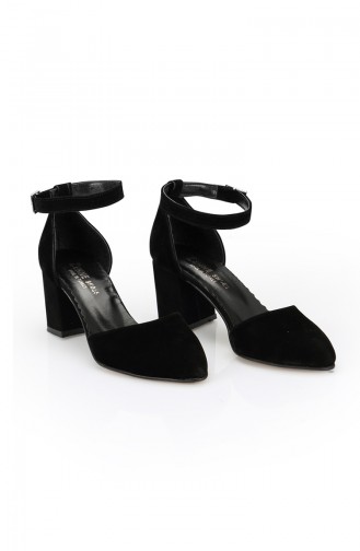 Chaussures a Talons Pour Femme 11262-01 Noir Daim 11262-01