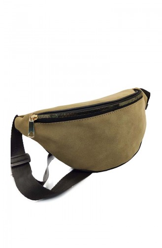 Women Waist Bag U0001-04 Mink Suede 0001-04