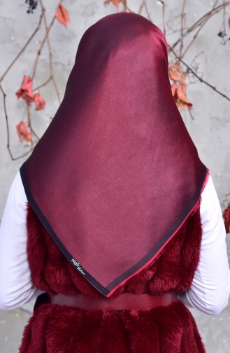 Plain Viscose Scarf 901414-01 Maroon 901414-01