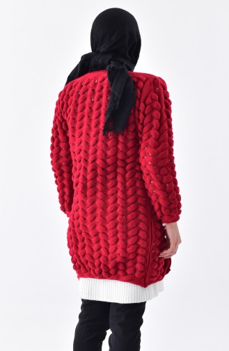 Gilet Tricot 1015-02 Rouge 1015-02