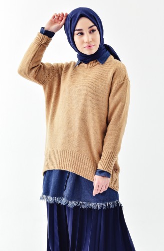 Knitwear Sweater 10050-01 Milky Coffee 10050-01