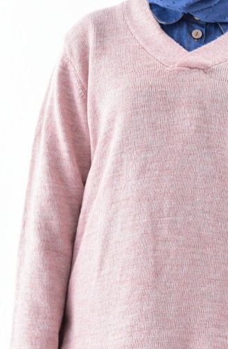 Tricot V-Neck Sweater 2078-08 Powder 2078-08