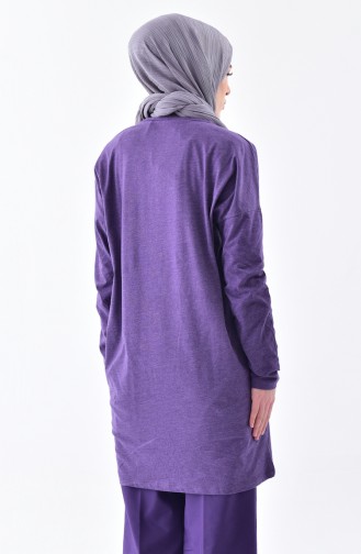 Pocketed Tunic 1048-02 Purple 1048-02