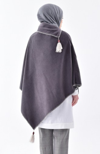 Poncho Col Châle 1001-02 Antracite 1001-02