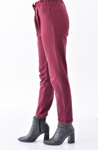 Striped Pant 1329-09 Claret Red 1329-09