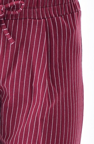 Claret red Broek 1329-09