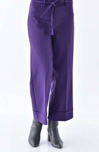 Double Cuff Pants 1017-04 Purple 1017-04