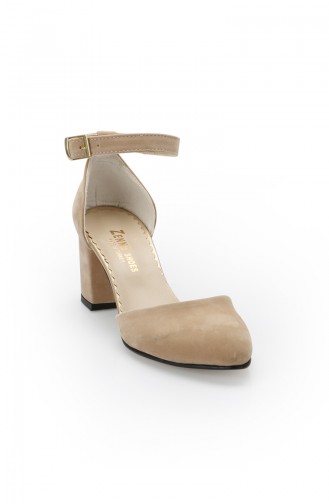 Beige High Heels 11264-01