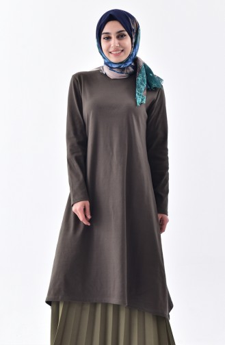 Sefamerve Uzun Tunik 7742-01 Haki
