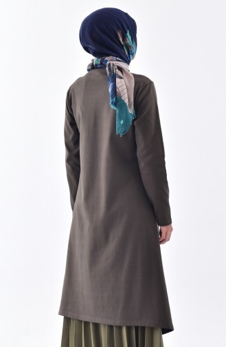 Sefamerve Uzun Tunik 7742-01 Haki