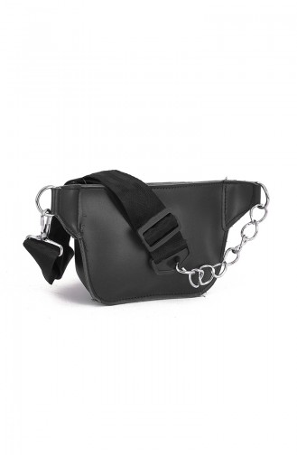 Dame Gürteltasche BS10495SI Schwarz 10495SI