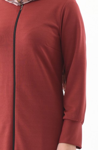 Brick Red Abaya 1039-01