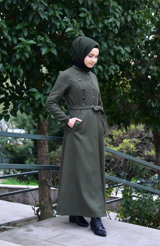 Buttoned Coat 4430-02 Khaki 4430-02