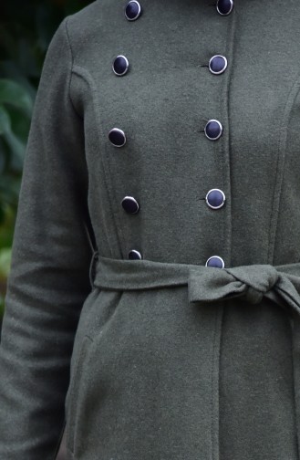 Buttoned Coat 4430-02 Khaki 4430-02
