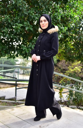 Fur Cachet Coat 4431-02 Black 4431-02